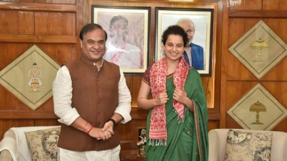 Kangana Ranaut meets Assam CM Himanta Biswa Sarma while shooting for ‘Emergency’, calls it ‘honour and privilege’ 