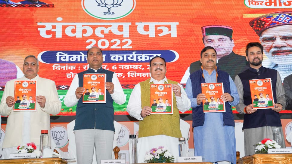 Himachal Pradesh elections: BJP releases manifesto, promises to implement Uniform Civil Code