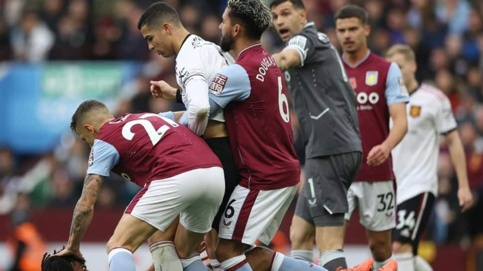 WATCH: Cristiano Ronaldo&#039;s FIGHT with Mings as Aston Villa end Manchester United&#039;s 10-match unbeaten run