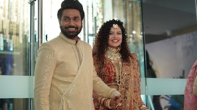 Palak Muchhal-Mithoon host wedding reception