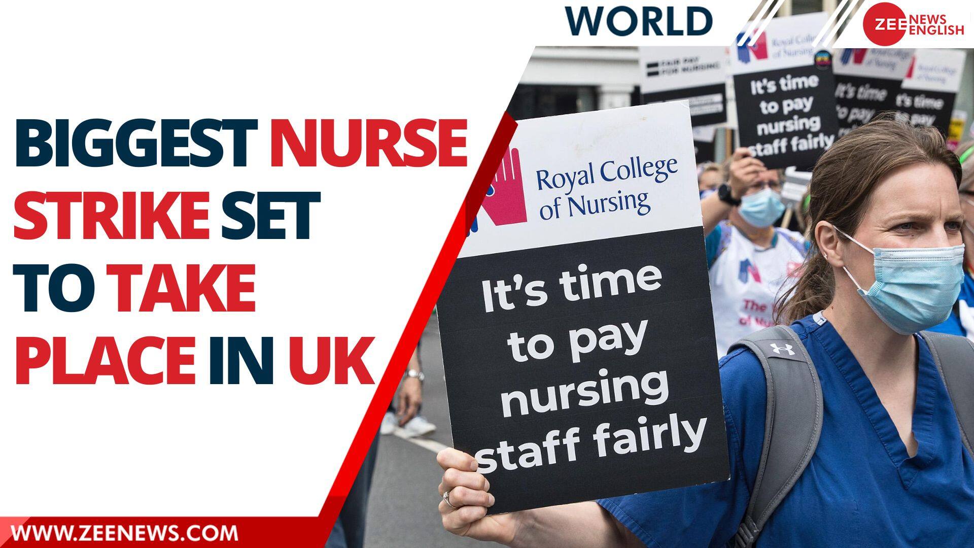 Biggest nursing strike in the NHS history is set to take place in UK Zee News