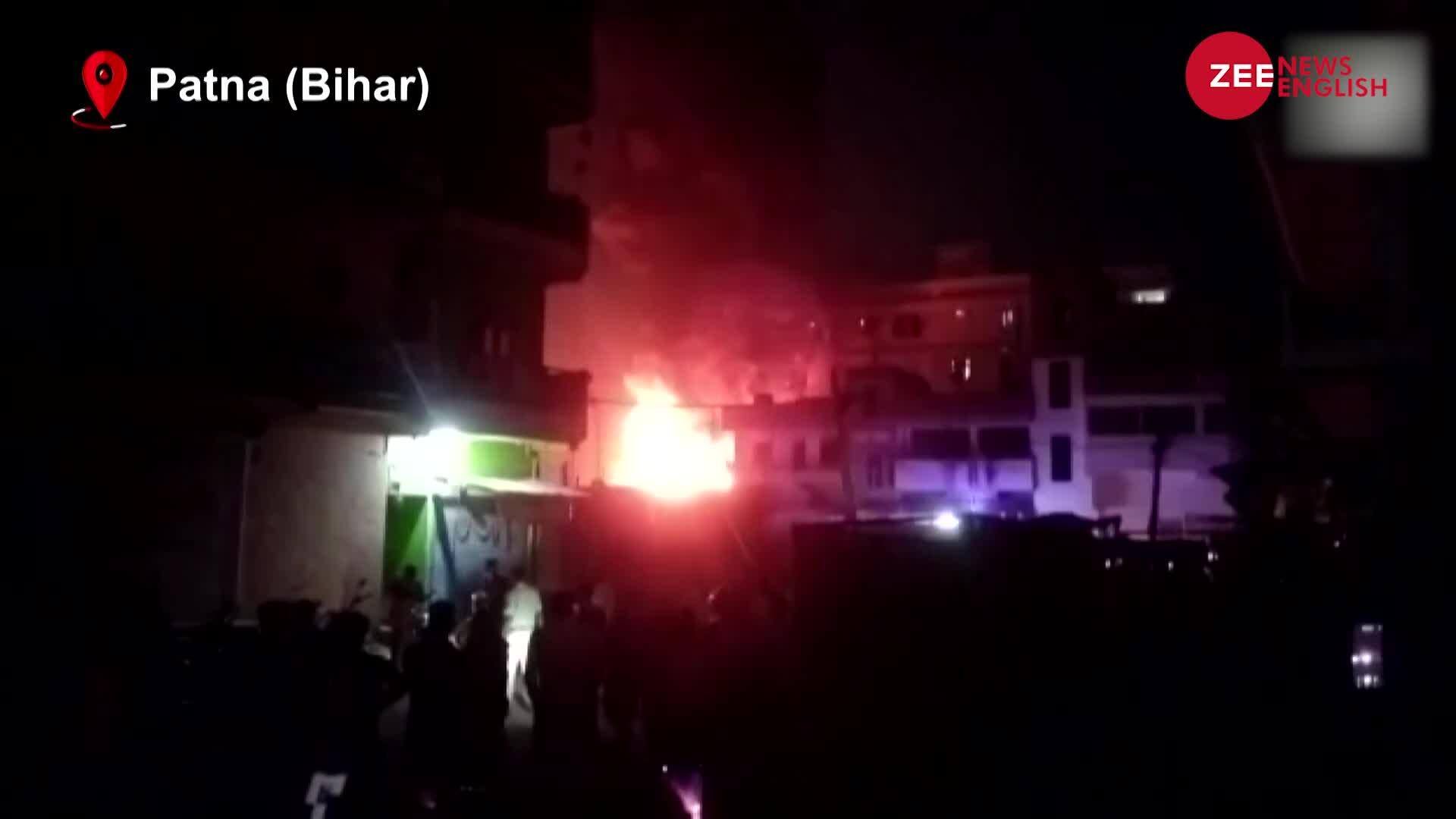 Watch Fire breaks out in premises in vicinity of Indian Oil Depot in