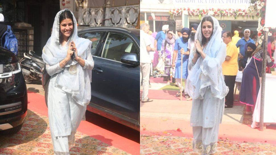 Nimrat Kaur smiled at the paps