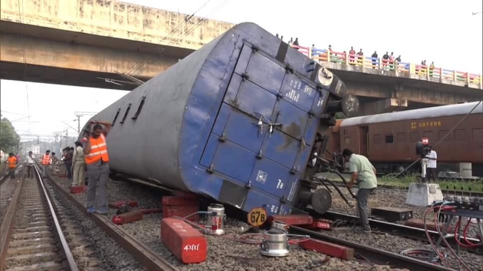 Goods Train derails in Andhra Pradesh; nine trains cancelled, few rescheduled