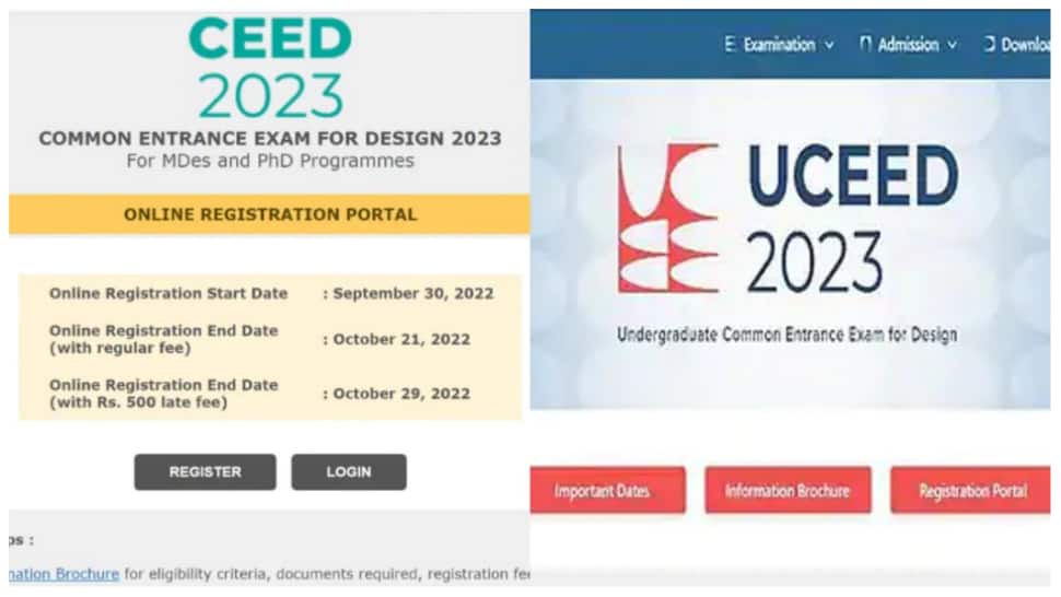 CEED, UCEED 2023 registration without late fee ends TODAY at uceed.iitb.ac.in- Here’s how to apply