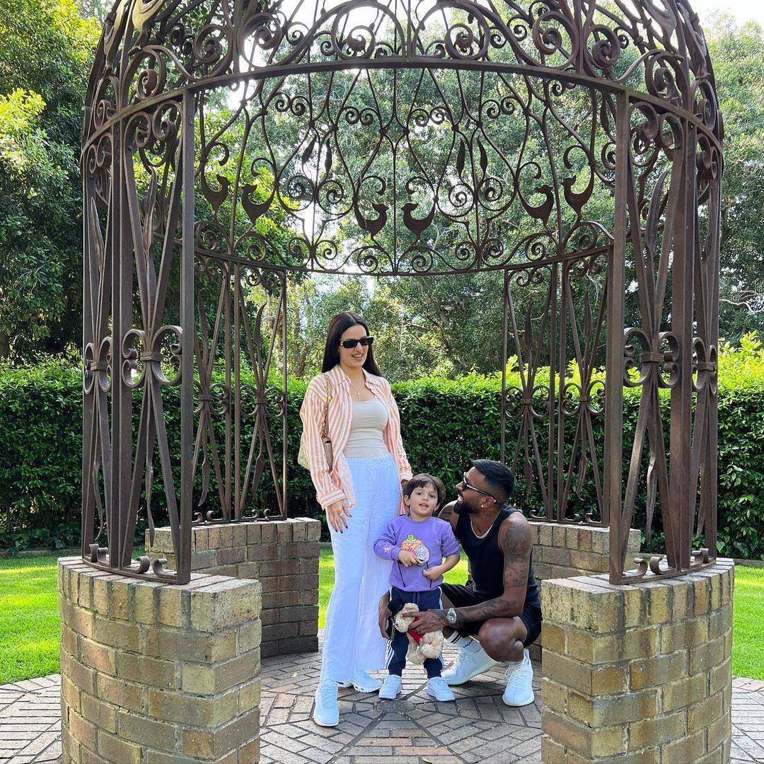The Pandya family take a day off