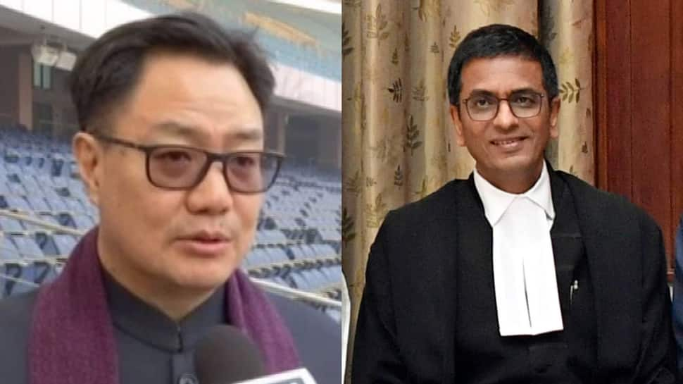 ‘Looking forward to speedy delivery of justice&#039;: Law minister Kiren Rijiju tells new CJI DY Chandrachud