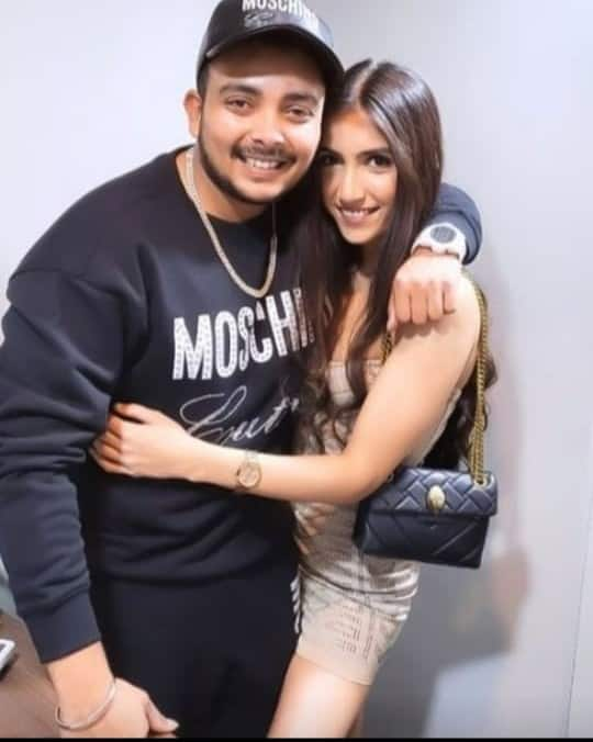 Happy Birthday Prithvi Shaw DC batter's girlfriend is an