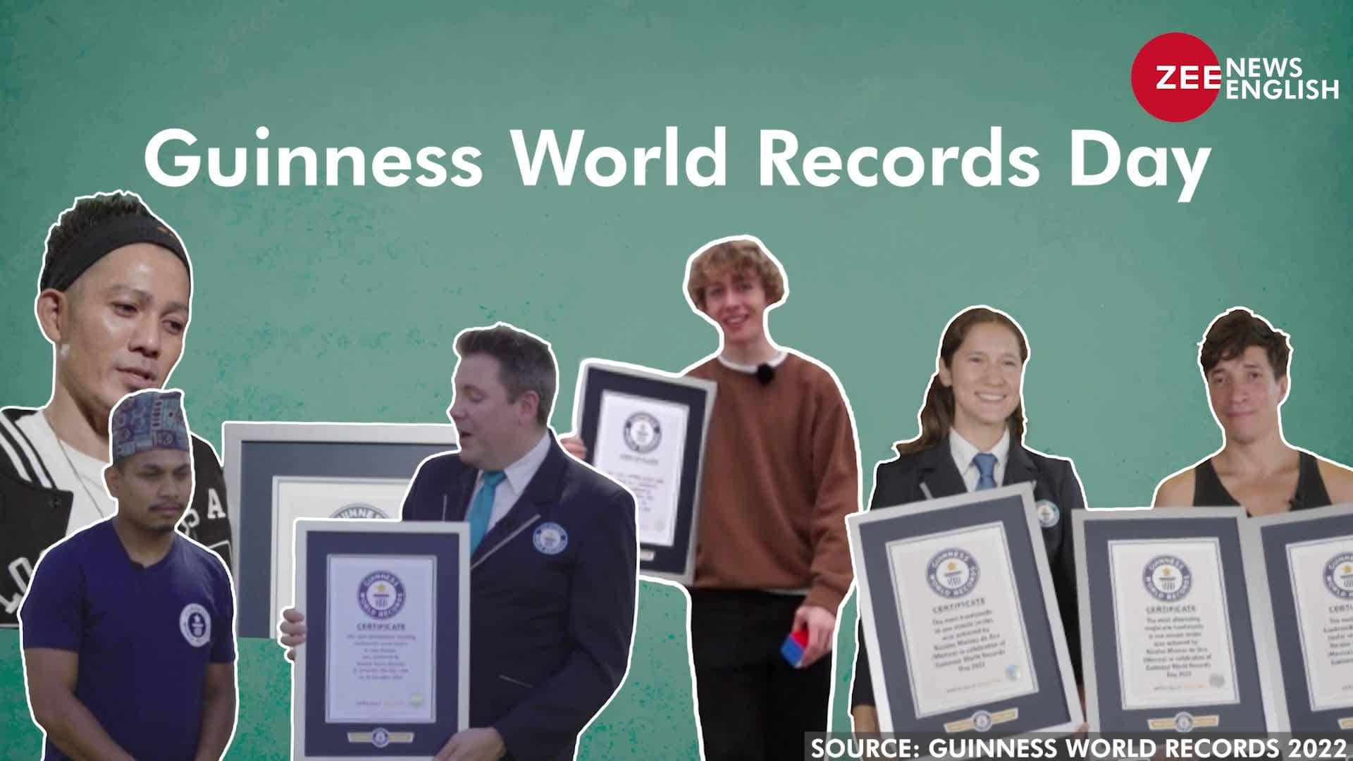 WATCH Super skills on show for Guinness World Records Day Zee News