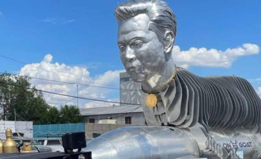 Elon Musk fans build his costly &#039;Goat Statue&#039; at a whopping cost; See Pics