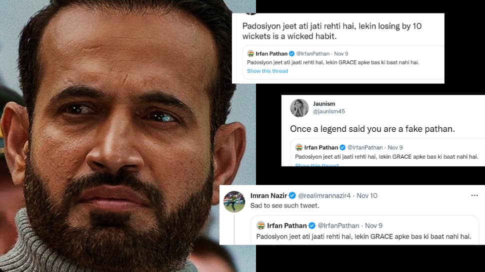 'Grace my foot' Irfan Pathan BRUTALLY trolled by ExPAK players and