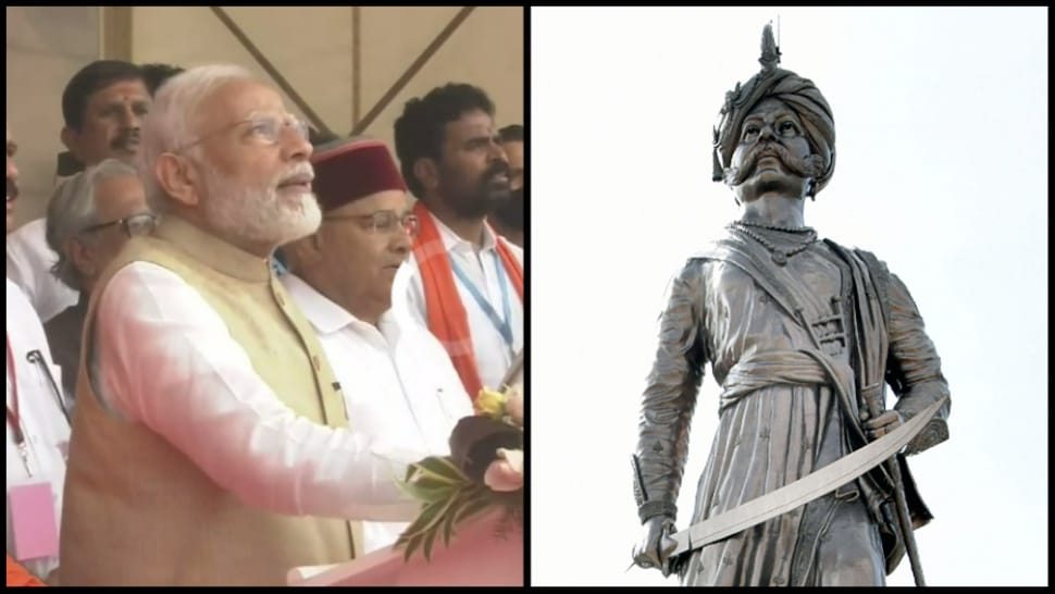 Statue of Prosperity PM Narendra Modi unveils 108feet high bronze