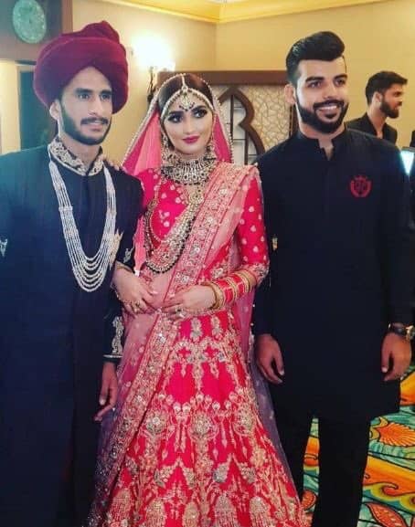 Hasan Ali is married to an Indian 