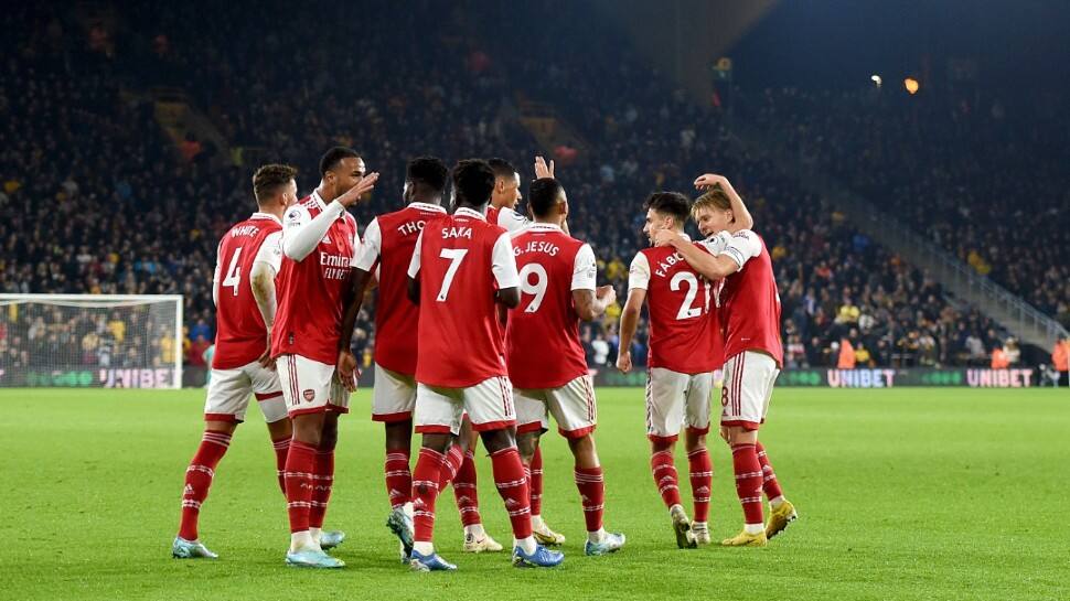 Arsenal beats Wolverhampton Wolves 2-0, lead English Premier League by 5 points into FIFA World Cup 2022 break, WATCH