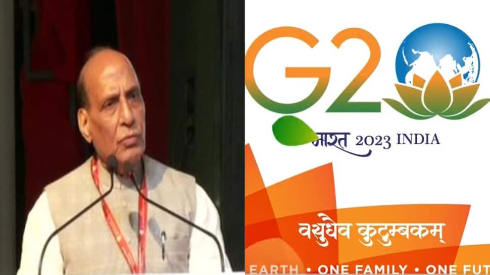 &#039;Should we forget Indian culture?&#039; Rajnath Singh slams Congress over G20 &#039;lotus&#039; logo controversy