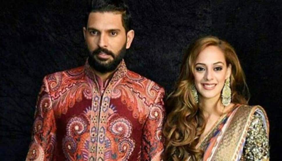 Former India batter Yuvraj Singh got married to Bollywood actress Hazel Keech back in 2016. Yuvraj and Hazel become parents to son Orion this year. (Source: Twitter)