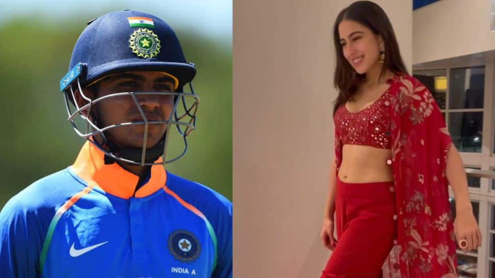 Shubman Gill, who recently appeared on a Punjabi chat show, broke his silence about his rumoured relationship with Bollywood actor Sara Ali Khan. Shubman admitted to 'maybe' dating Sara on a Punjabi chat show hosted by Sonam Bajwa. (Source: Twitter)