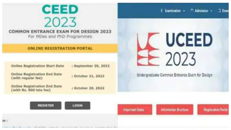 CEED, UCEED 2023 registration with late fee ends TODAY at uceed.iitb.ac.in- Steps to fill application form