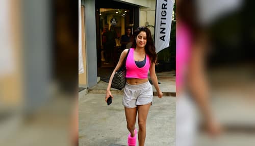 Like Janhvi Kapoor, A Pop Of Colour With A Spunky Pair Of Workout Shorts  Can Do Wonders