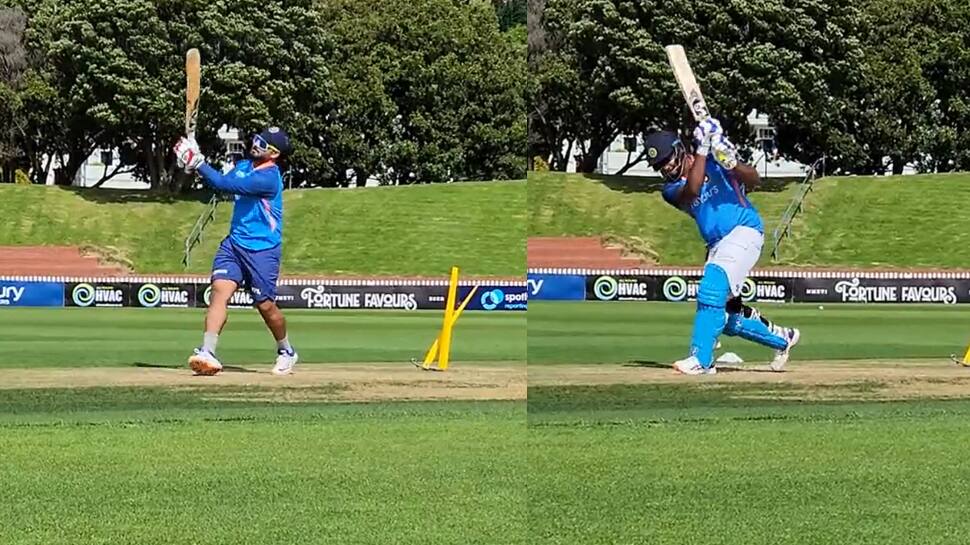WATCH: Rishabh Pant, Sanju Samson SMASH big 6s ahead of IND vs NZ 1st T20I