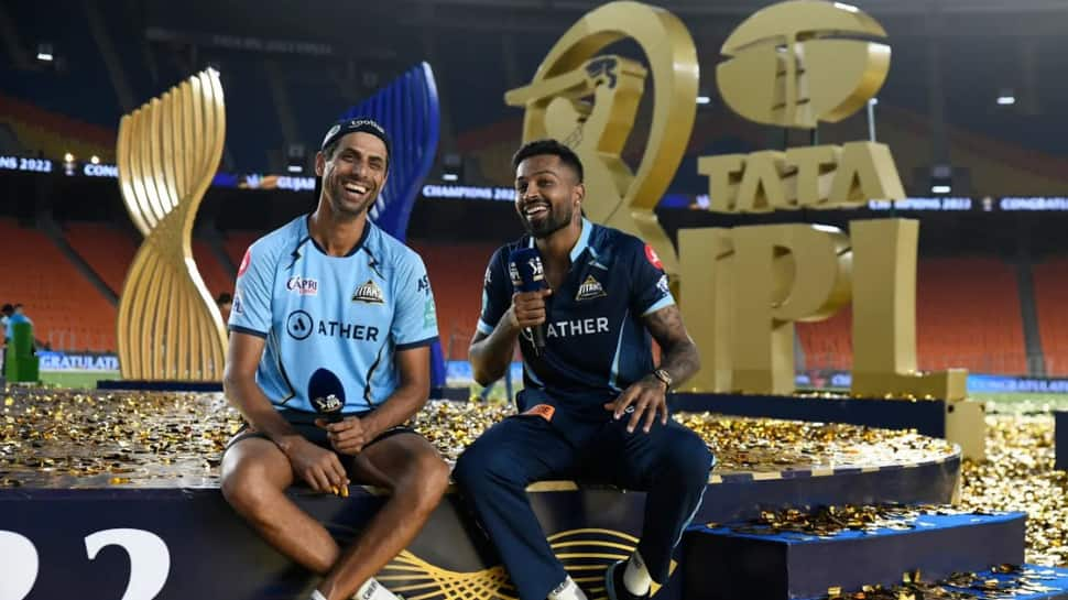 Gujarat Titans coach Ashish Nehra joins Hardik Pandya for a PIC ahead of IND vs NZ 1st T20I, check here