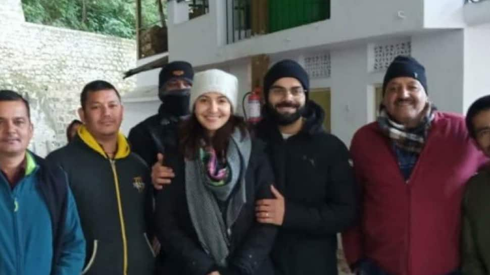 Virat Kohli, Anushka Sharma spotted at a temple in Nainital, PICS go viral - See Inside