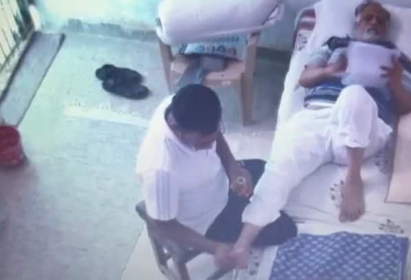 Satyendar Jain gets foot massage in Tihar jail! CCTV footage goes viral- WATCH