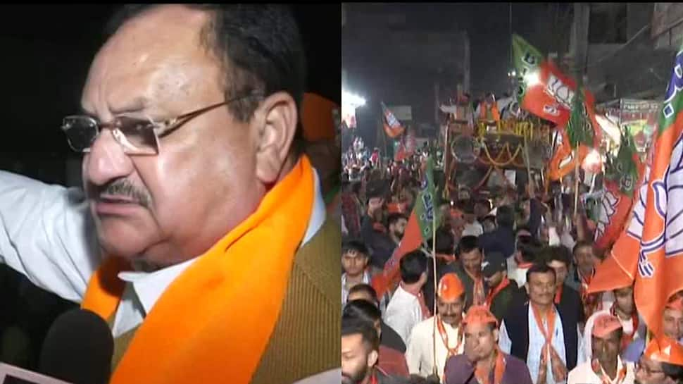 Delhi MCD Polls 2022: BJP Chief JP Nadda attacks Arvind Kejriwal during roadshow, says THIS