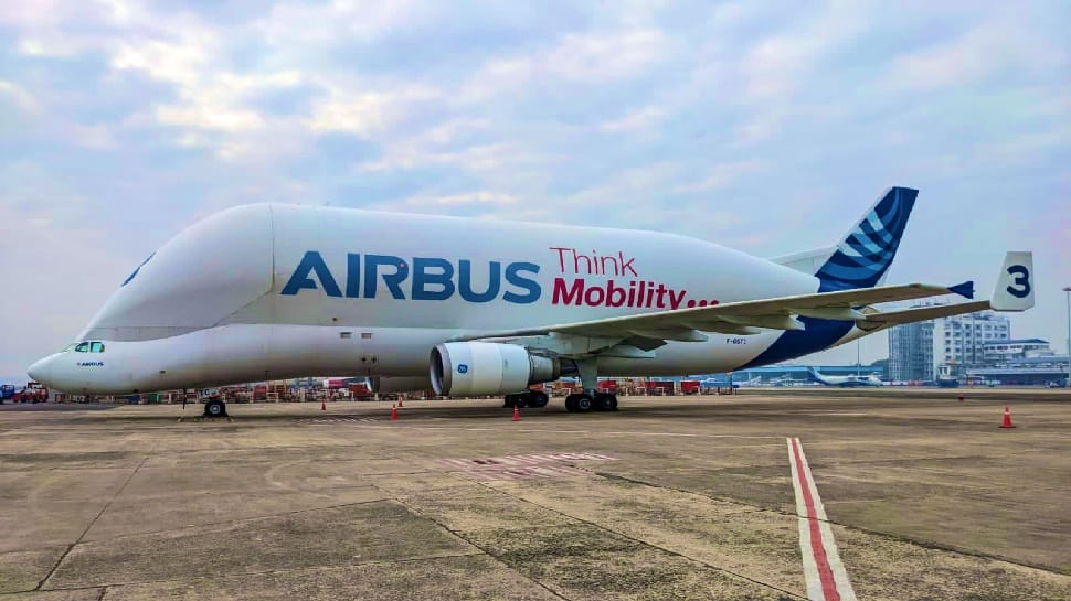 World&#039;s largest plane: Whale-shaped Airbus Beluga lands at Kolkata airport, Check pics