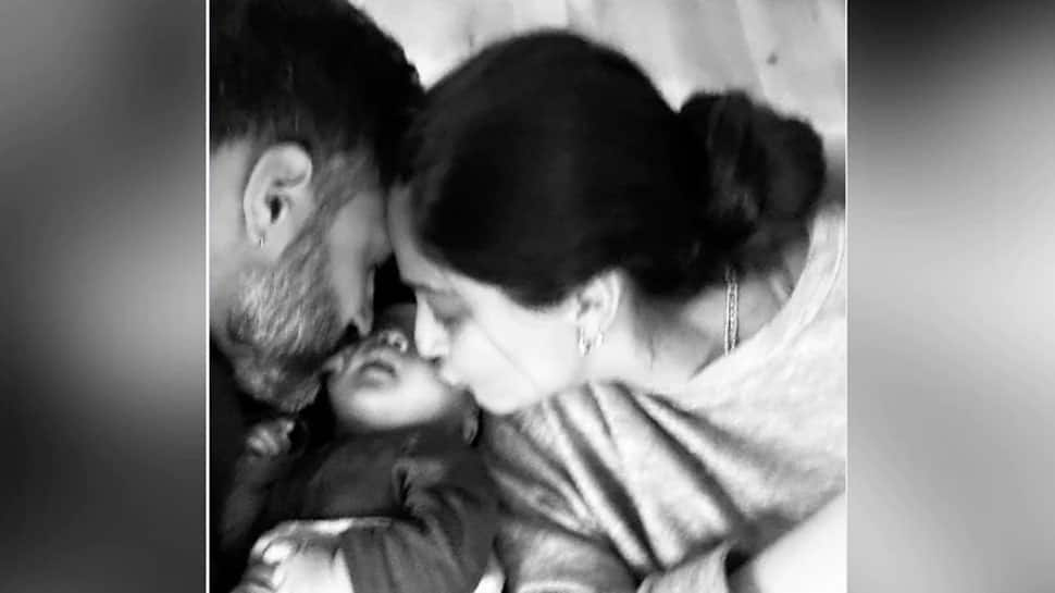 Sonam Kapoor and Anand Ahuja kiss their baby boy Vayu Kapoor Ahuja, share his FIRST clear pic!