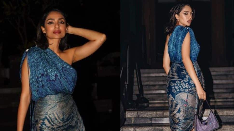 Sobhita Dhulipala sizzles in peacock green saree-dress at &#039;Ponniyin Selvan- 1&#039; success party- PICS 