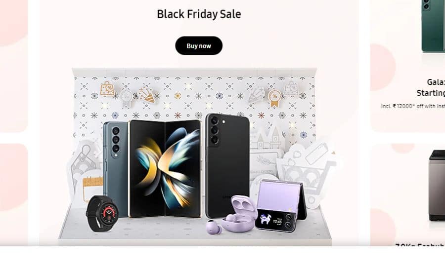 Samsung India Black Friday Sale 2022