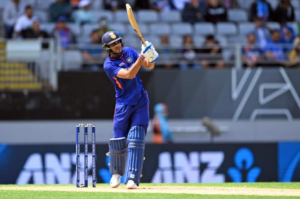 Shubman Gill put on fourth century partnership for the first wicket with Shikhar Dhawan on Friday. Gill and Dhawan partnership put on 124 runs in the first ODI in Auckland. (Source: Twitter)