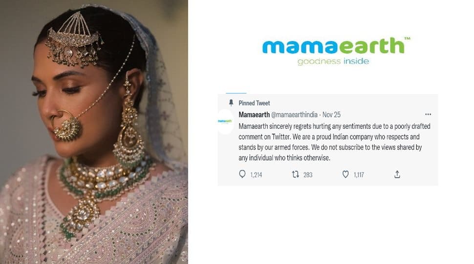 &#039;Poorly drafted comment&#039;: Mamaearth apologises for supporting Richa Chadha over &#039;Galwan&#039; tweet controversy