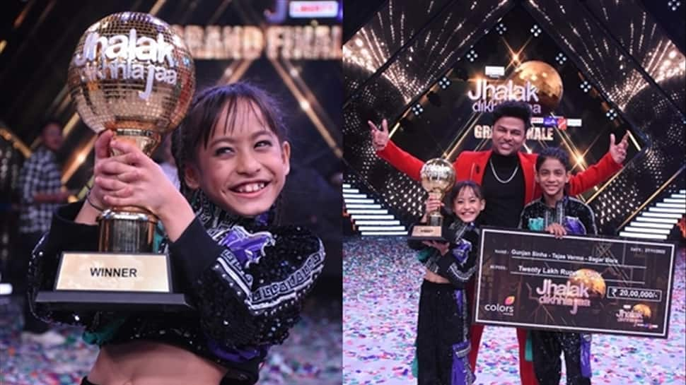 8-year-old Gunjan Sinha wins &#039;Jhalak Dikhhla Jaa 10&#039; trophy!