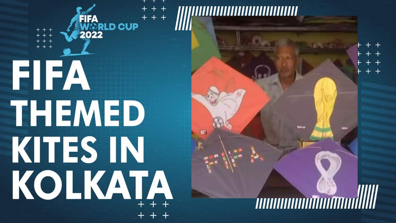 WATCH A kite shop in Kolkata makes FIFA themed kites Zee News