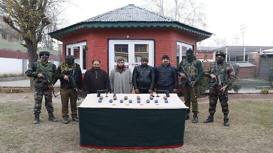 Ansar-ul-gazatul-hind terror module busted in Jammu and Kashmir; arms, ammunition seized
