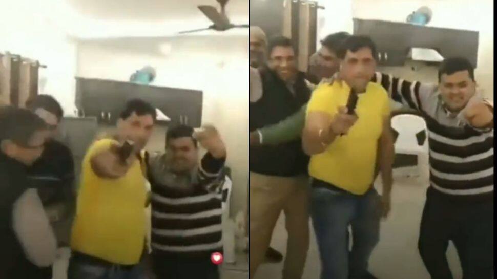 MCD polls: AAP candidate Joginder Singh &#039;dances&#039; with pistol in viral video, Delhi police file case