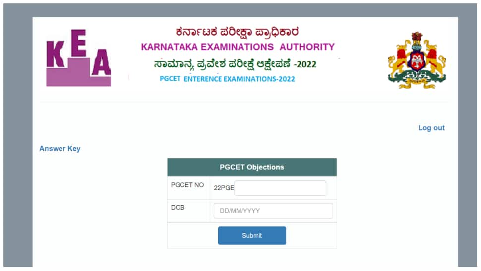 Karnataka PGCET 2022 Answer Key RELEASED at kea.kar.nic.in, raise ...