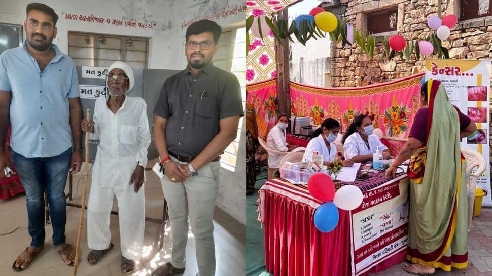 Gujarat Elections 1st phase: 104-year voter; booth for only one vote; health checkup amid polling - In Pics