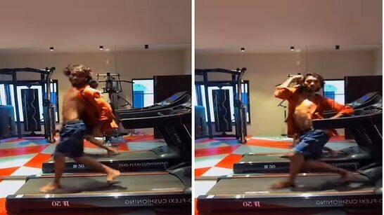 Viral Video: Man dances to &#039;Hai Rama Yeh Kya Hua&#039; on treadmill, netizens shocked- WATCH