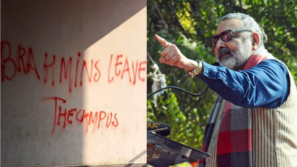 &#039;Will not succeed&#039;: BJP&#039;s Giriraj Singh slams &#039;tukde-tukde gang&#039; over &#039;anti-Brahmin&#039; slogans on JNU walls