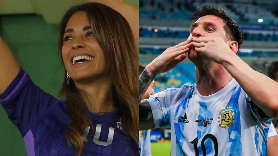 Lionel Messi&#039;s BEAUTIFUL wife Antonela Roccuzzo&#039;s PIC celebrating Argentina&#039;s win over Australia in FIFA WC goes viral