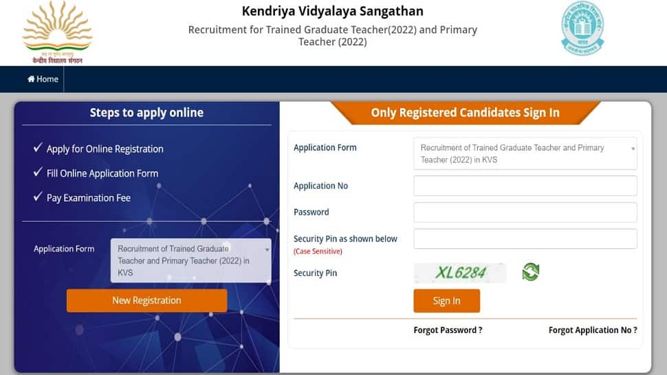 KVS Recruitment 2022: Application for over 13,400 PGT, TGT, other posts begins, direct link to apply here