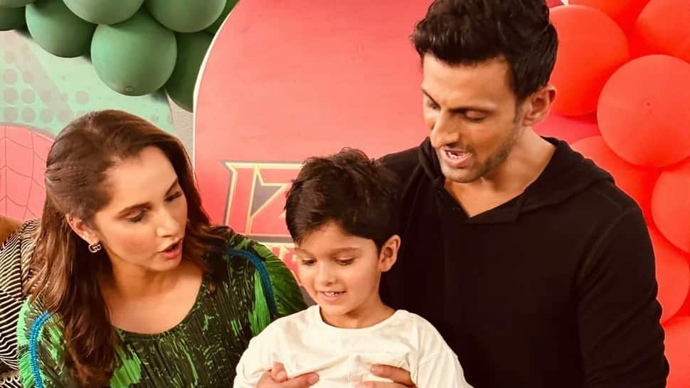 Amid divorce rumour with Sania Mirza, Shoaib Malik takes son Izhaan on drive in Lamborghini, WATCH