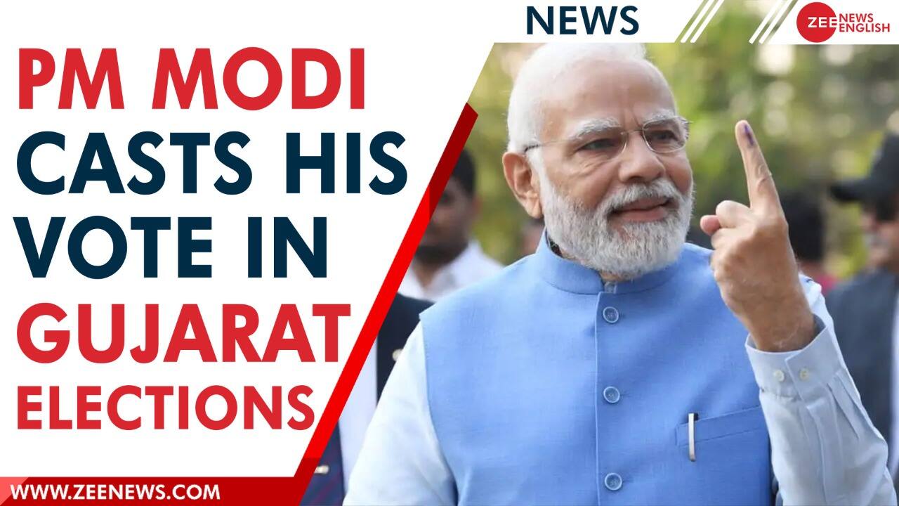 PM Modi casts his vote in Gujarat elections during the 2nd phase in ...