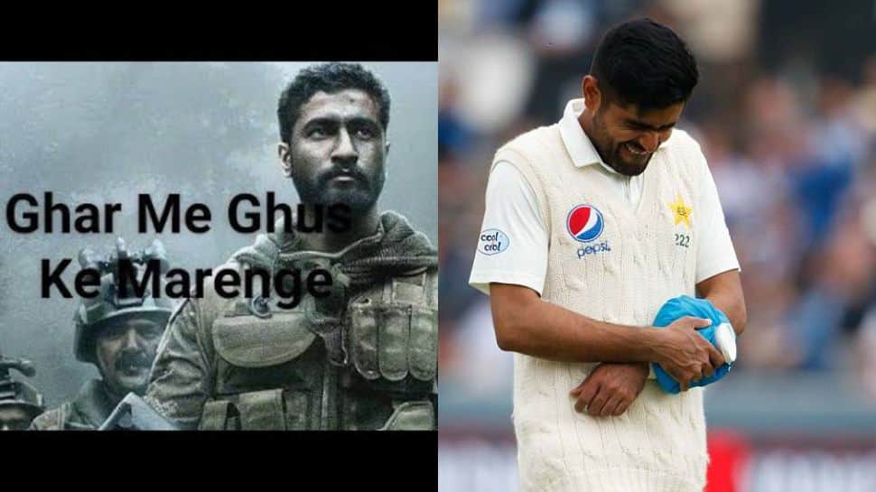 Ghar Mai Ghus Ke Mara Hai: Twitter trolls Babar Azam&#039;s Pakistan as they face heartbreaking defeat against England on Day 5 of 1st Test
