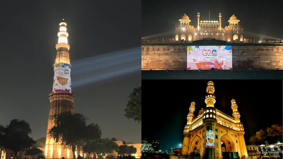 100 Monuments Illuminated With G20 Logo As India Assumes Presidency See Pics News Zee News 0936