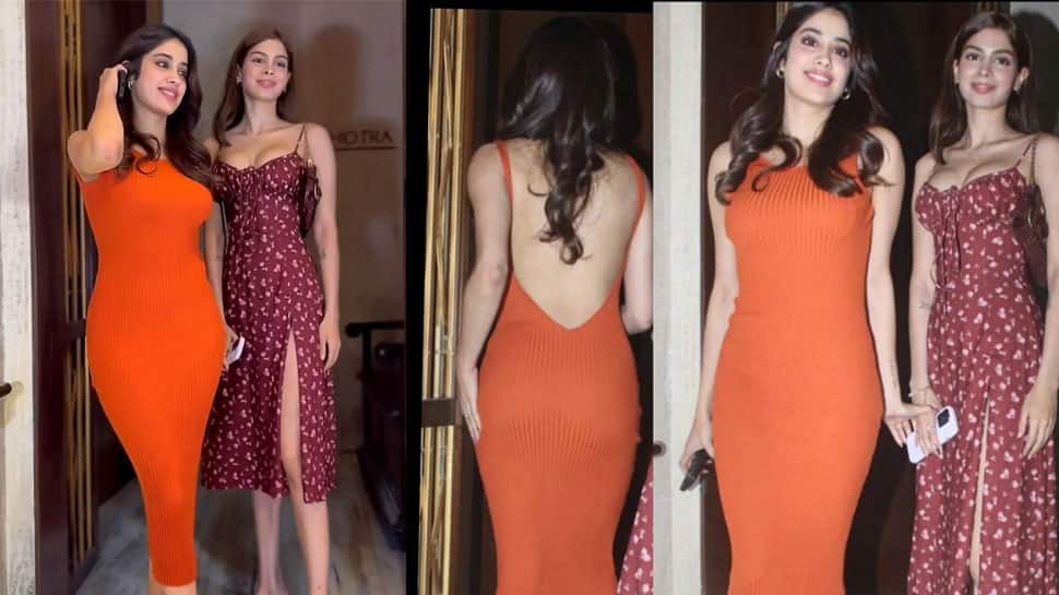 Janhvi Kapoor looks HOT in backless dress at Manish Malhotra&#039;s party but trolls call her &#039;DRUNK&#039; - Watch