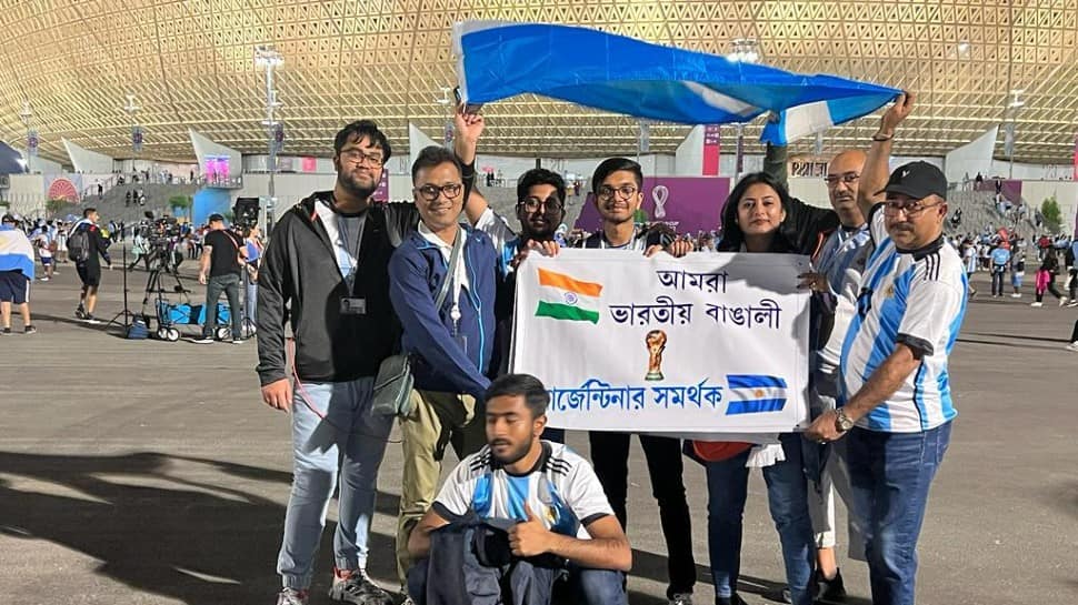 Indian Lionel Messi fans show support to Argentina at FIFA World Cup 2022 Qatar, see pic